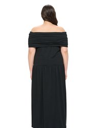 Plus Size Hayek Off Shoulder Maxi Dress