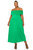 Plus Size Hayek Off Shoulder Maxi Dress - Green
