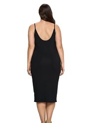 Plus Size Jennie Spaghetti Strap Midi Dress