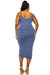 Plus Size Jennie Spaghetti Strap Midi Dress