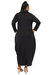 Plus Size Lana Cowl Turtle Neck Pocket Sweater Dress