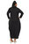 Plus Size Lana Cowl Turtle Neck Pocket Sweater Dress