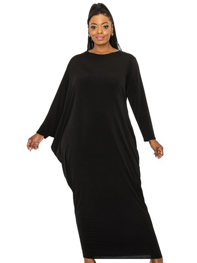 LIVD Plus Size Louella Asymmetrical Maxi Dress product