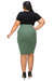 Plus Size Molly Pencil Skirt