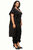 Plus Size Nadia Ruched V Neck Dress