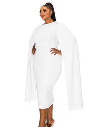 Plus Size Naomi Cape Dress