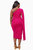 Plus Size Spade One Shoulder Cape Dress