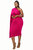 Plus Size Spade One Shoulder Cape Dress