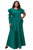 Plus Size Vivienne Ruffled Maxi Dress - Green