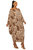 Plus Size Wildcat Glam Off Shoulder Kaftan Dress