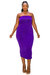 Plus Size Willow Tube Dress - Purple