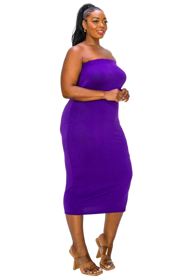 Plus Size Willow Tube Dress