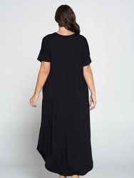 Short Sleeve Maxi Dress