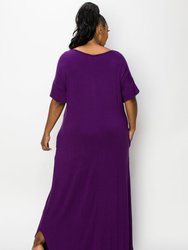 Short Sleeve Maxi Dress