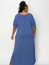 Short Sleeve Maxi Dress