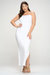 Sleeveless Maxi Dress - White