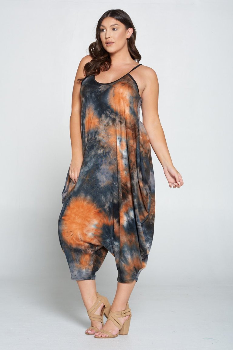 Tie Dye Harem Jumpsuit