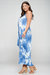 Tie Dye Spaghetti Strap Maxi Dress