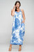 Tie Dye Spaghetti Strap Maxi Dress