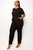 V Neck Pocket Jumpsuit