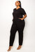 V Neck Pocket Jumpsuit