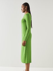 Annie Lime/ Ivory Dress