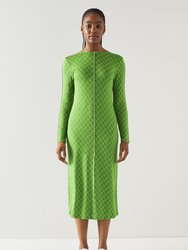 Annie Lime/ Ivory Dress - Lime/ Ivory