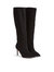 Astrid Black Suede Knee Boot - Black