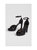Aysha Black Satin Formal Sandal