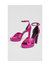 Aysha Magenta Satin Formal Sandal