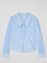 Beecham Woven Tops - Blue White