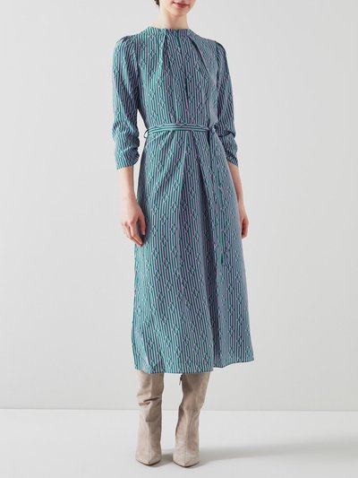 L.K. Bennett Brigette Malachite /Violet Dress product