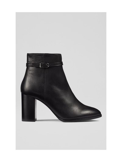 L.K. Bennett Bryony Black Calf Leather Ankle Boot product