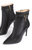 Clover Black Nappa Leather Ankle Boot