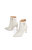 Clover Ecru Nappa Leather Ankle Boot