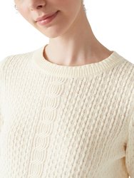 Corey Ivory Knitted Top