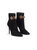 Delphine Black Suede Ankle Boot - Black