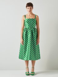 Elodie Dresses - Green/ Black