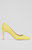 Floret Closed Courts Heel - Yellow