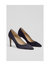 Floret Navy Suede Closed Court