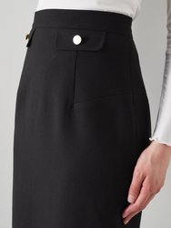 Folly Black Skirt