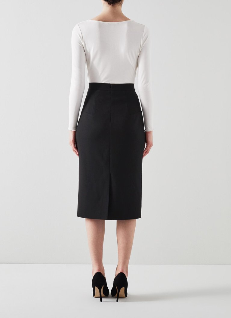 Folly Black Skirt