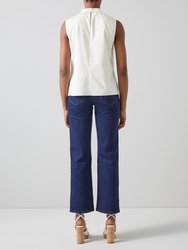 Freud White Woven Top