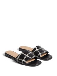 Hema Flat Sandals - Black