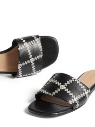 Hema Flat Sandals - Black