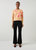 Henrietta Knitted Tops - Camel/ Bright Pink