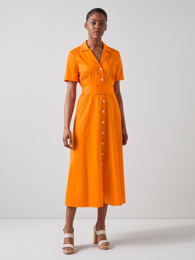 L.K. Bennett Joplin Russet Orange Dress product