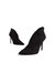 Kyra Black Suede Closed Court