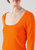 May Russet Orange Jersey Top