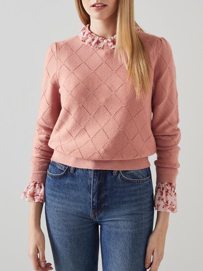 L.K. Bennett Molli Pink Knitted Top product